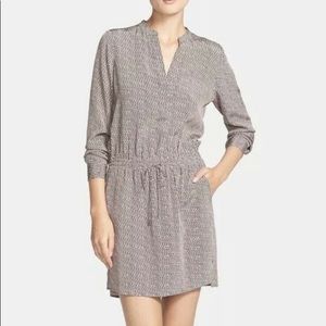 Vince Silk Brown Dress